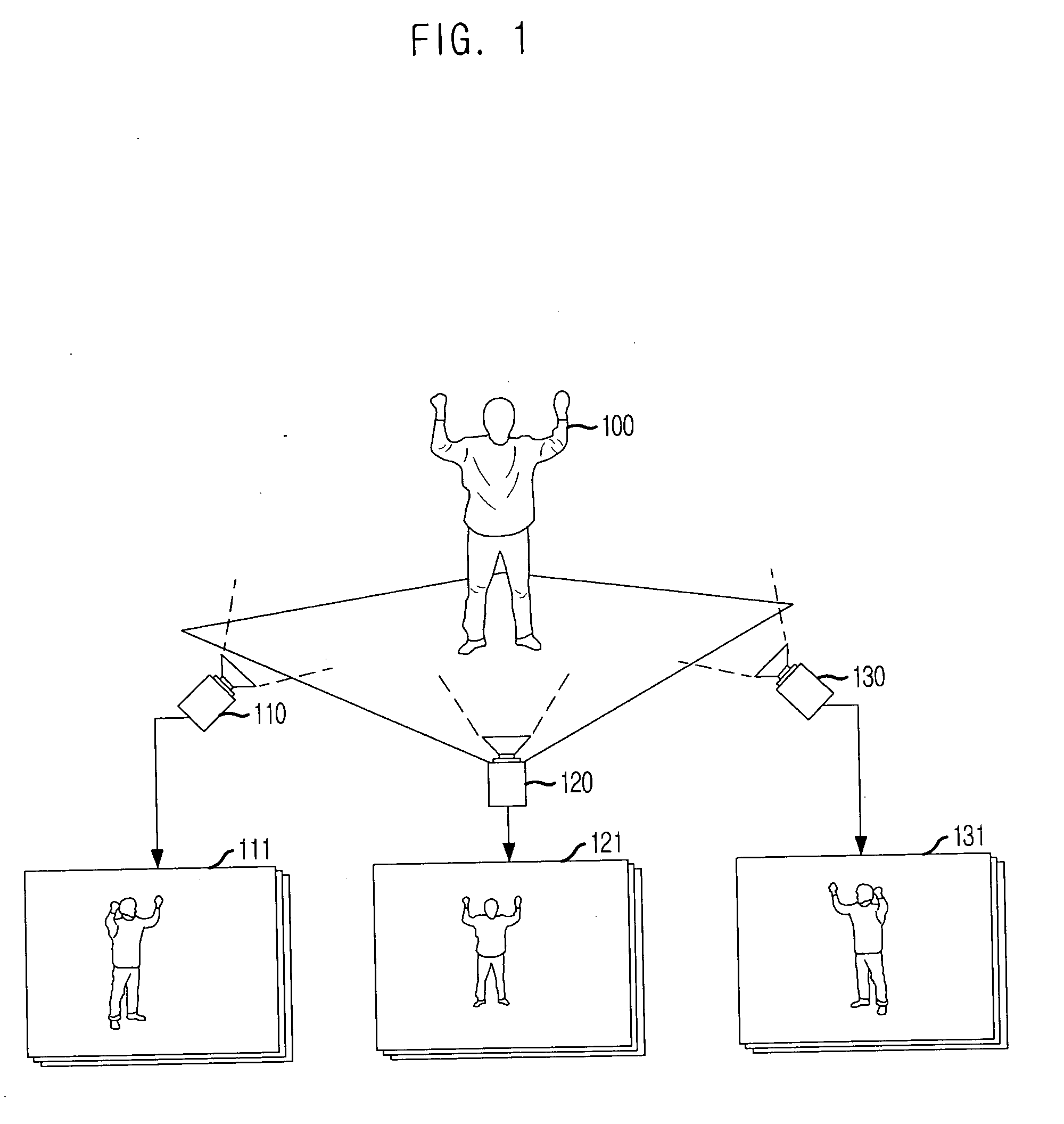 Method for estimating three-dimensional position of human joint using sphere projecting technique