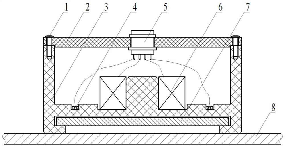 A carrier pulsed eddy current detection method and device