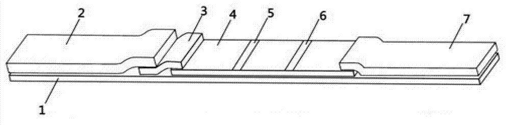 Chromatographic detection kit based on aptamer, as well as preparation method and detection method thereof