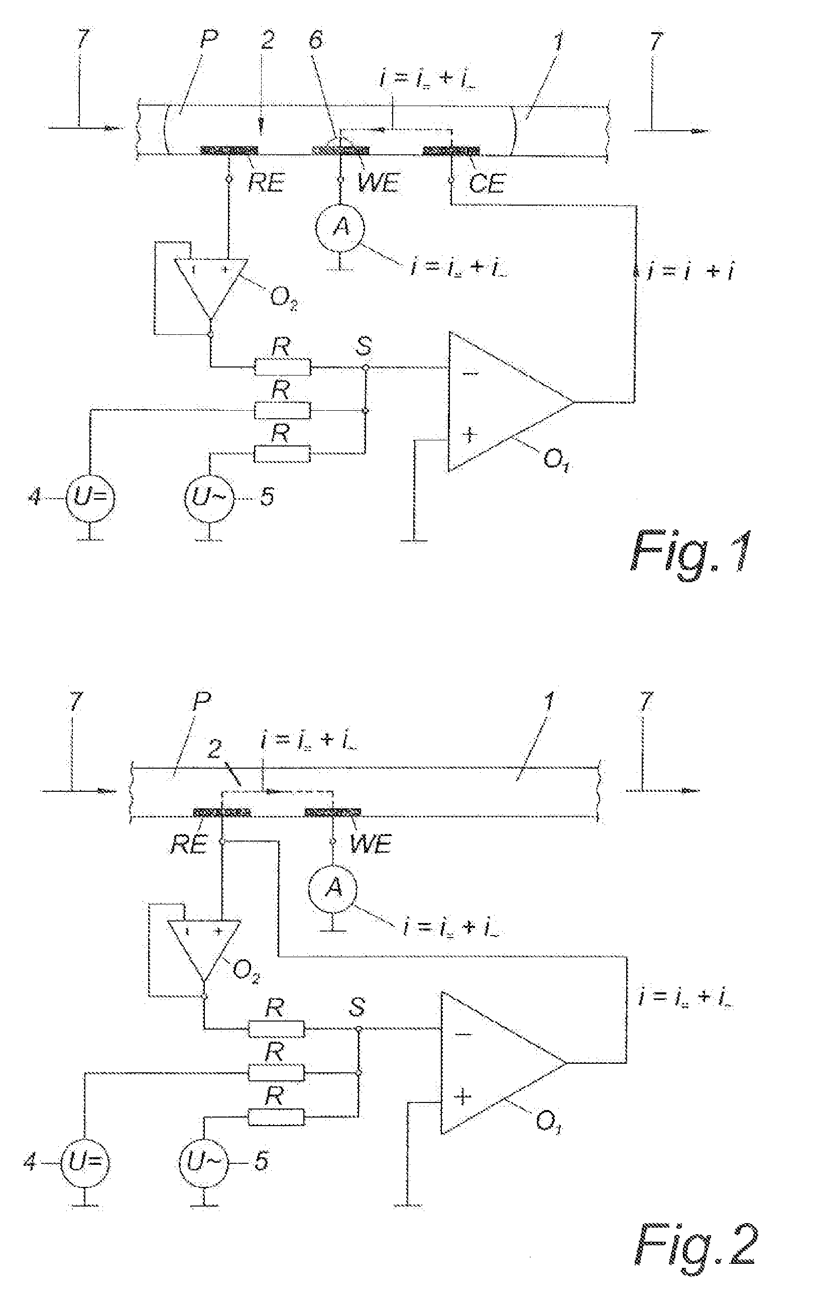 Method and a device for monitoring a medical microsample in the flow measuring cell of an analyzer