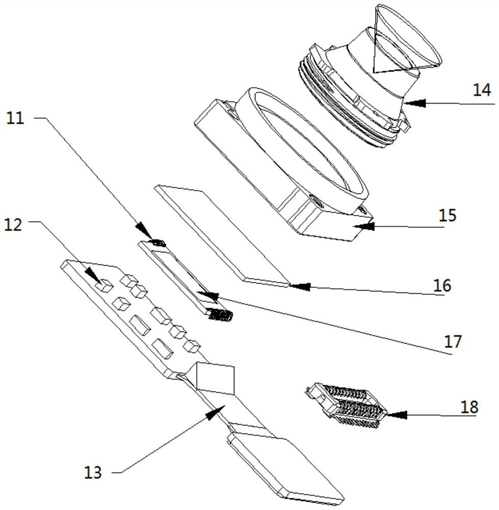 FCM packaging chip machine manufacturing method, packaging chip machine and camera module product