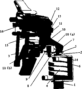 Short circuit time delay tripping mechanism of selectively protecting micro breaker