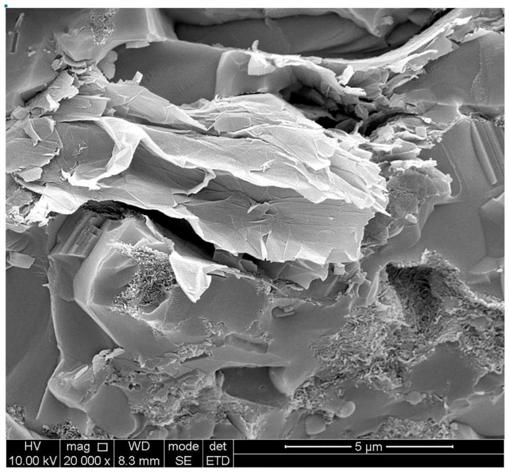 A carbon nanotube and graphene synergistically reinforced alumina-based composite material and preparation method thereof