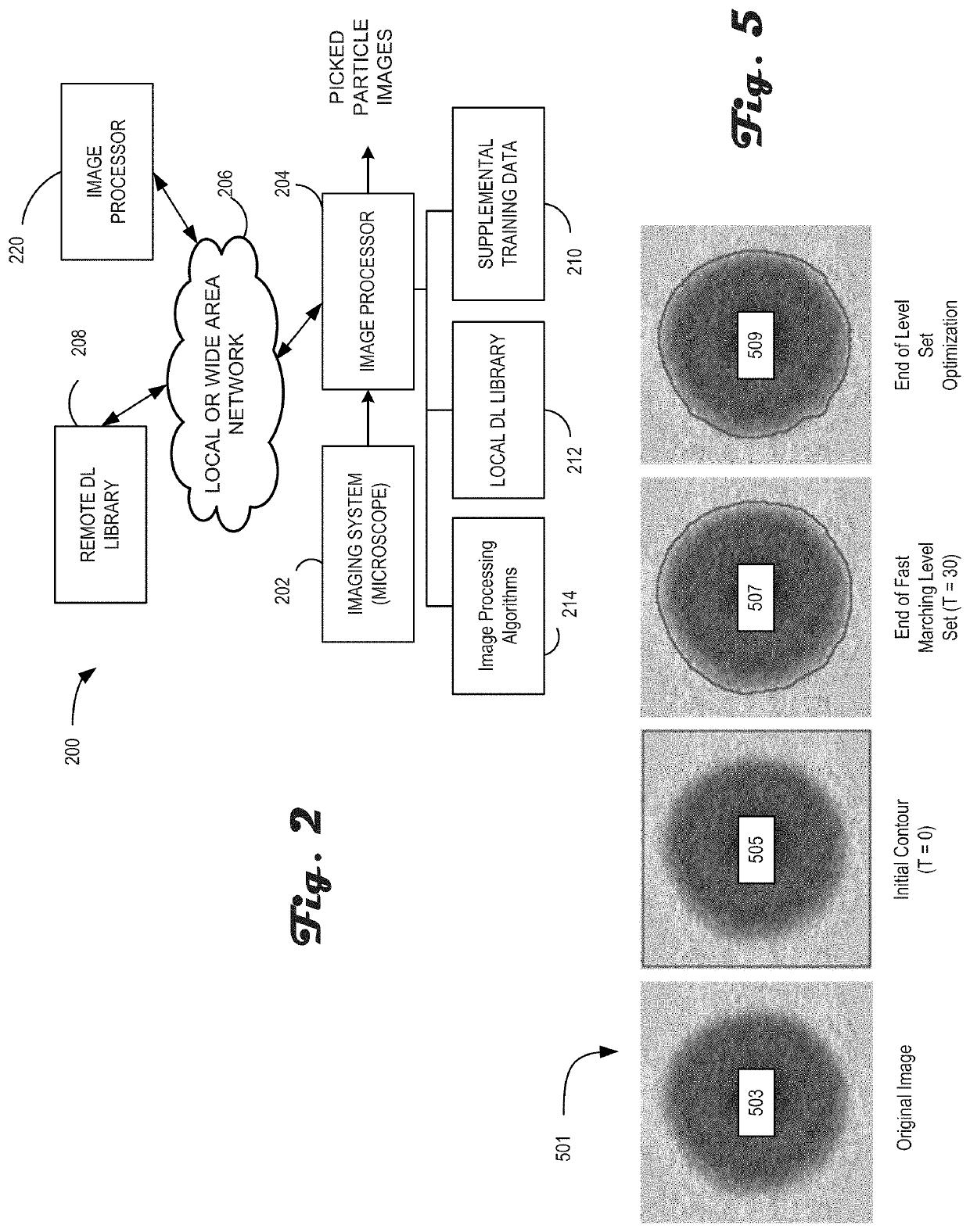 Metrology of semiconductor devices in electron micrographs using fast marching level sets