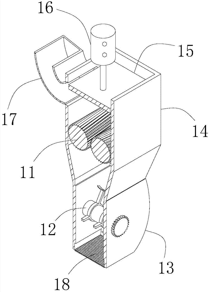 Potato mash preparing device