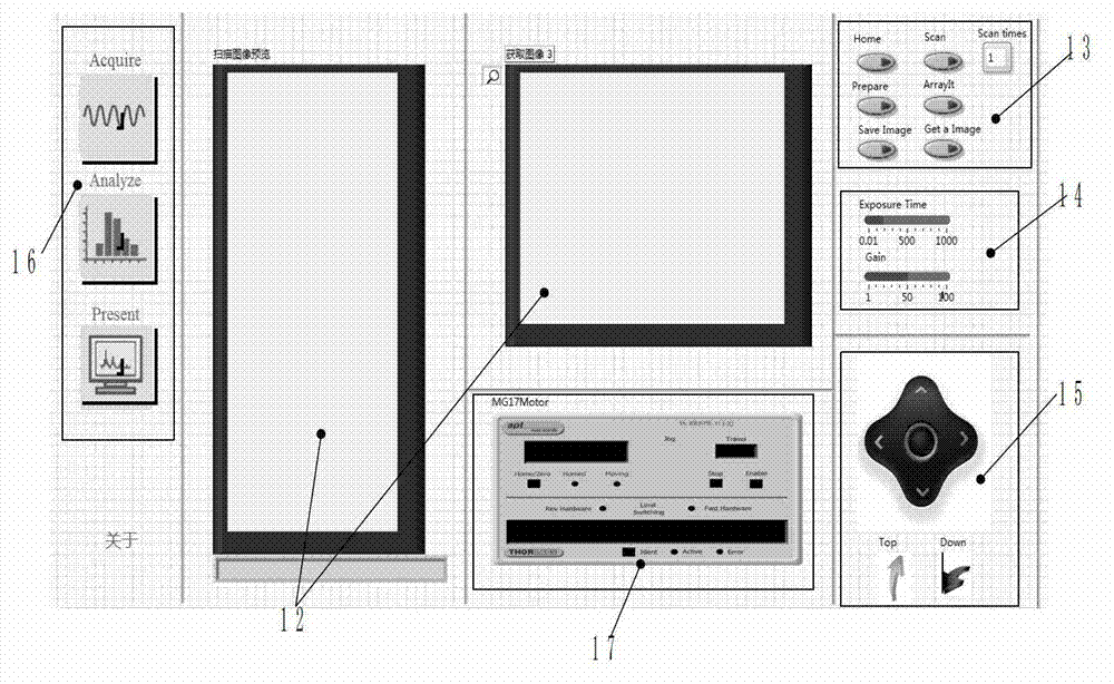 Device for detecting biological chips based on resonance light scattering