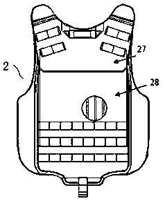 Steel wire rope quick-take-off type bulletproof vest