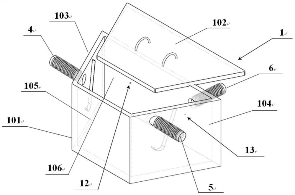 Directional accelerated crystallization device for tunnel drainage system and use method