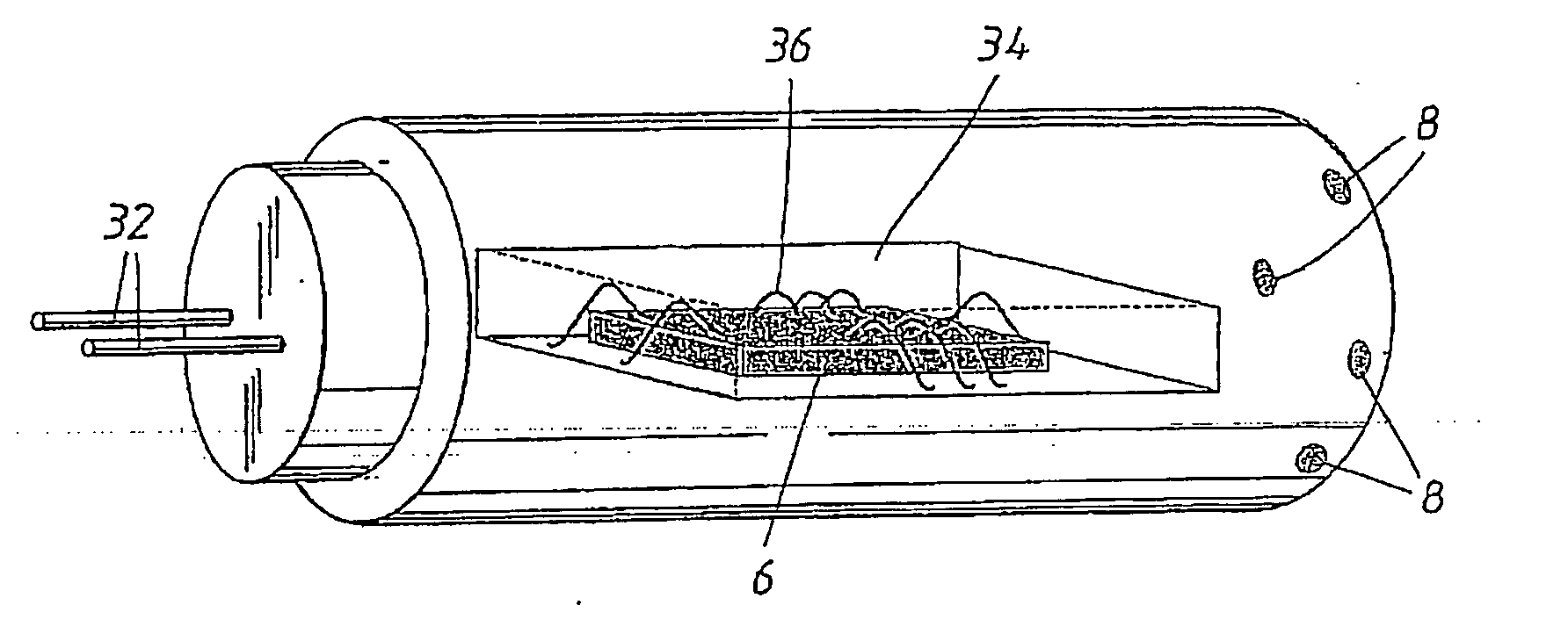 Medical system with a multi-dot electrode, where the sub-signals are combined into a synthetic reference