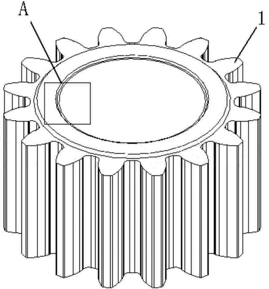 Powder metallurgical planetary gear for high-power starter