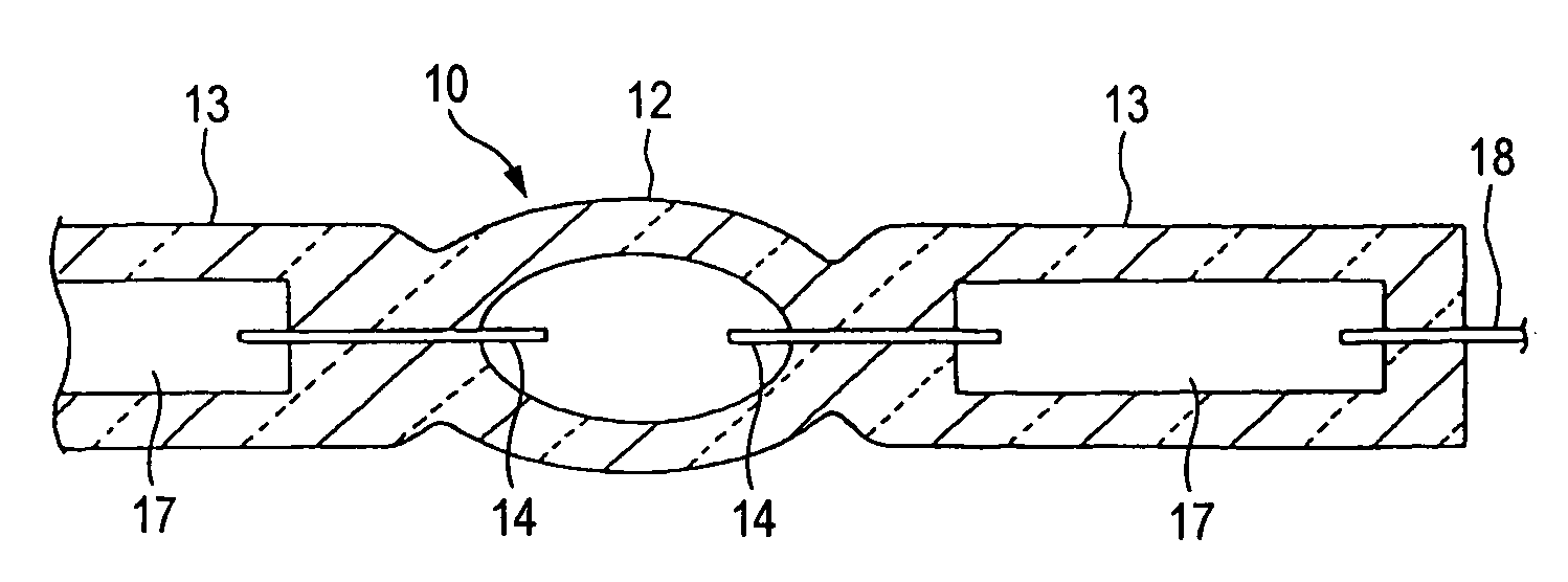 Mercury free arc tube for a discharge lamp