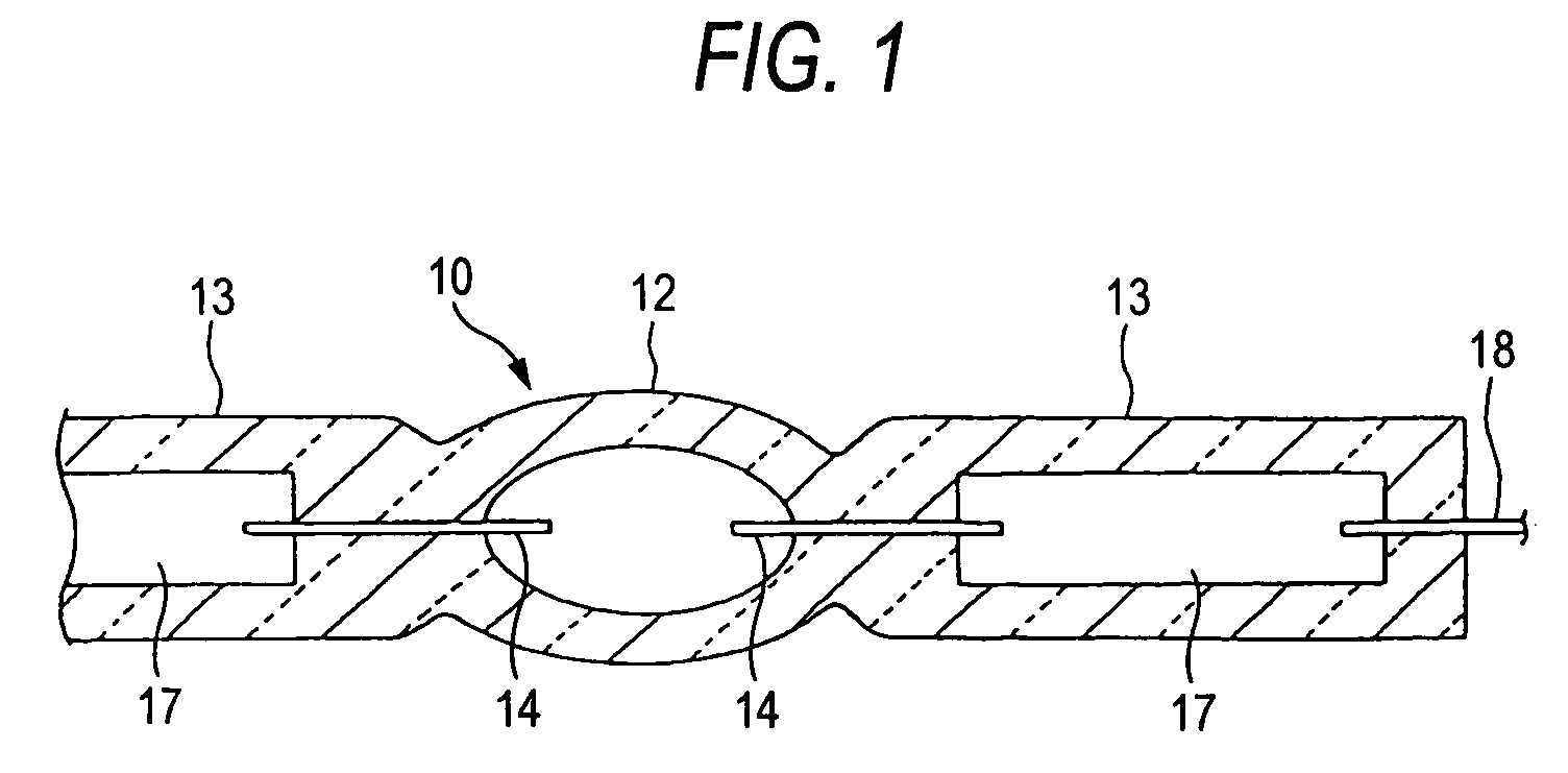 Mercury free arc tube for a discharge lamp