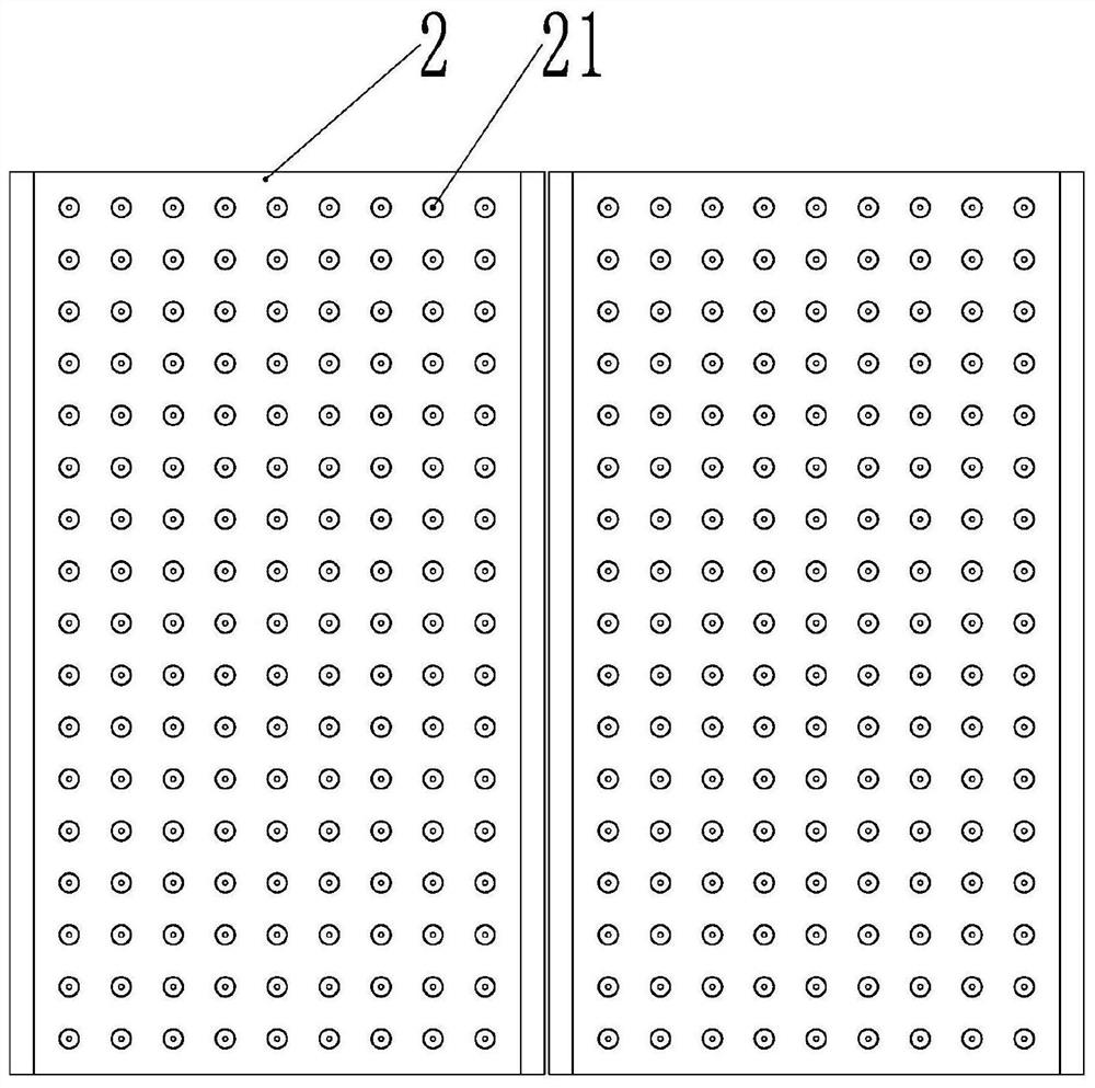 Pretreatment device for graphite powder and block recovery