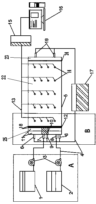 Simulation device for three-dimensional solute transport in porous medium and experimental method