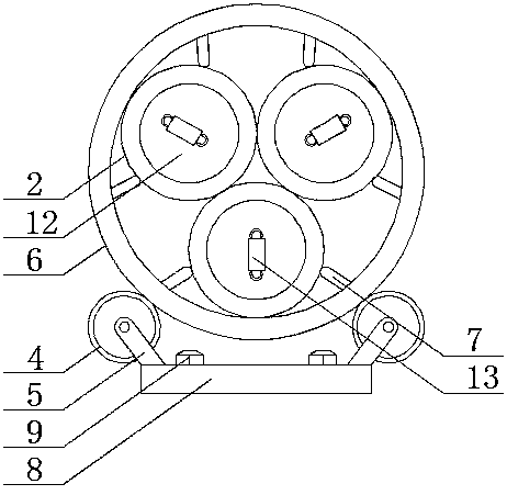 Testing device for evaluating asphalt amount of asphalt mixture