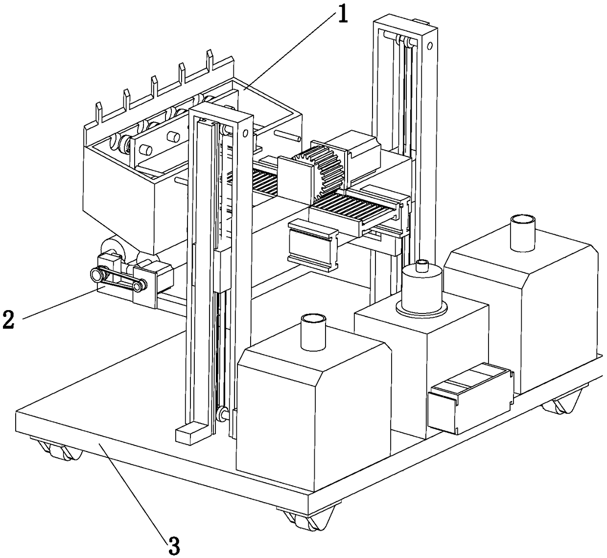 Building wall surface waterproof construction device