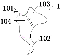 System for customizing individualized artificial total hip joint replacement operation femur preparation template