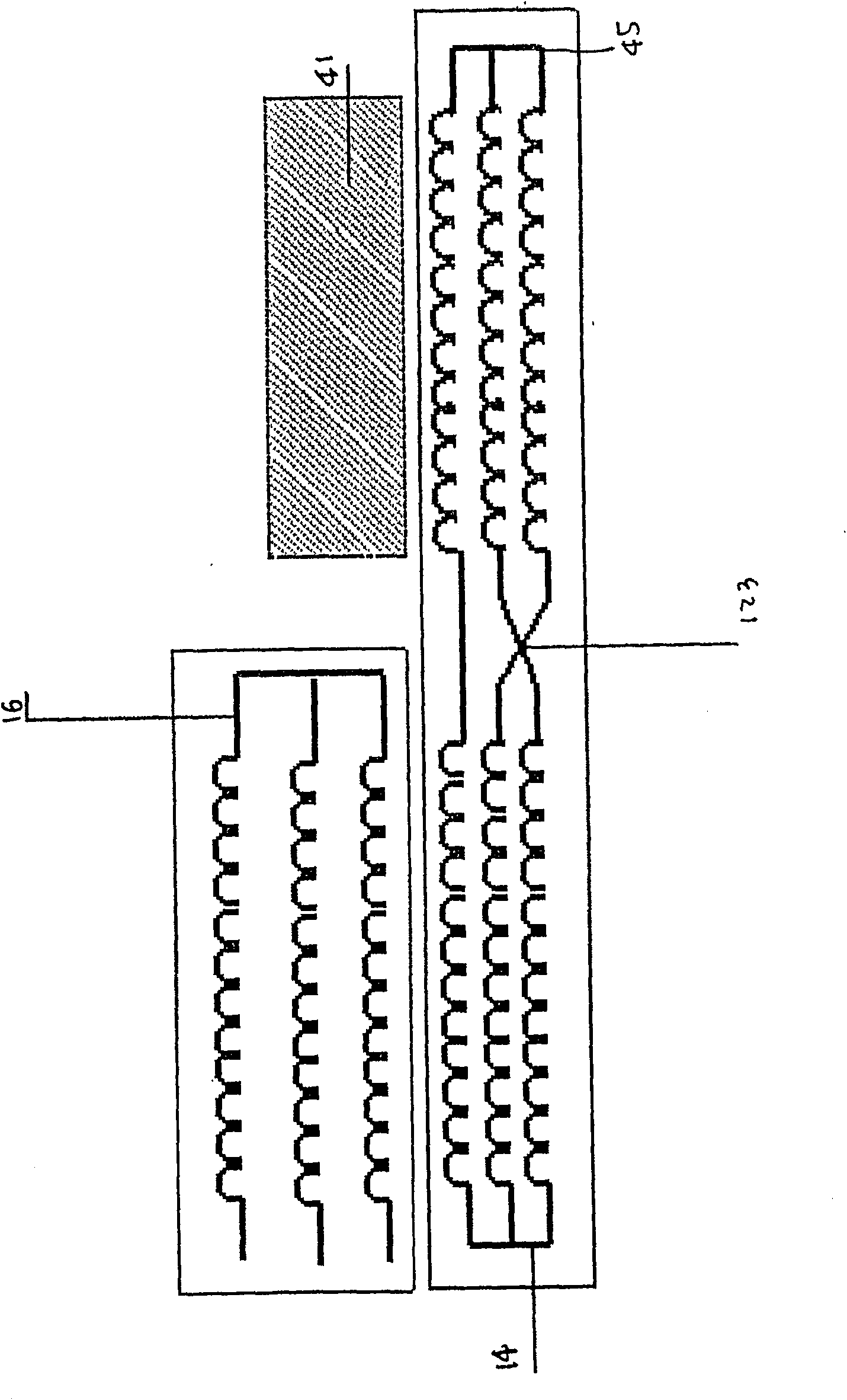 Double-rotor variable speed and frequency conversion wind power generation exciting method