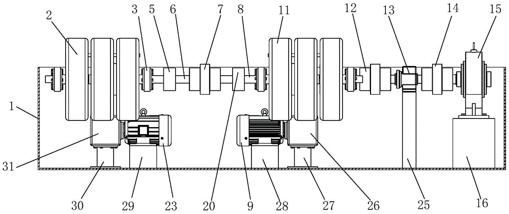 A wheel-type cold milling machine factory inspection device