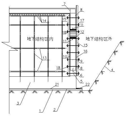 Construction process for simply plugging outer wall reserved sleeve in underground structure area