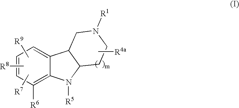 Substituted tricyclic gamma-carbolines as serotonin receptor agonists and antagonists