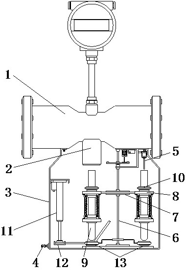 Intelligent detection instrument with dirt interception and discharge structure and for pipeline installation