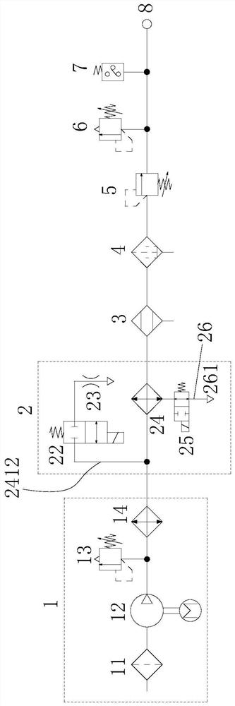 Air source device for rail vehicle and method for improving its exhaust quality