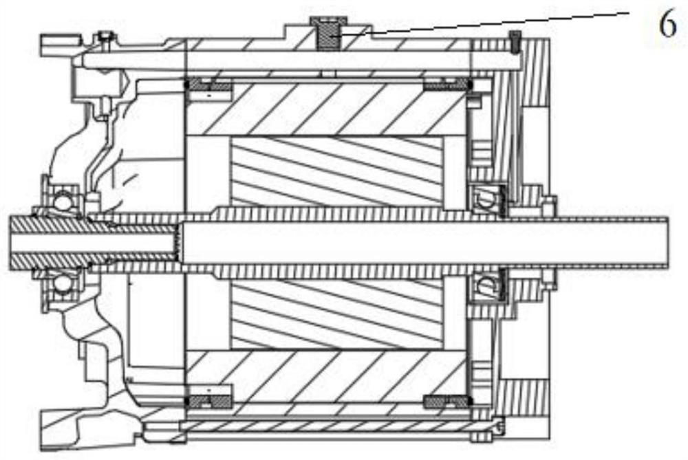 Oil-cooled electric driving system for testing