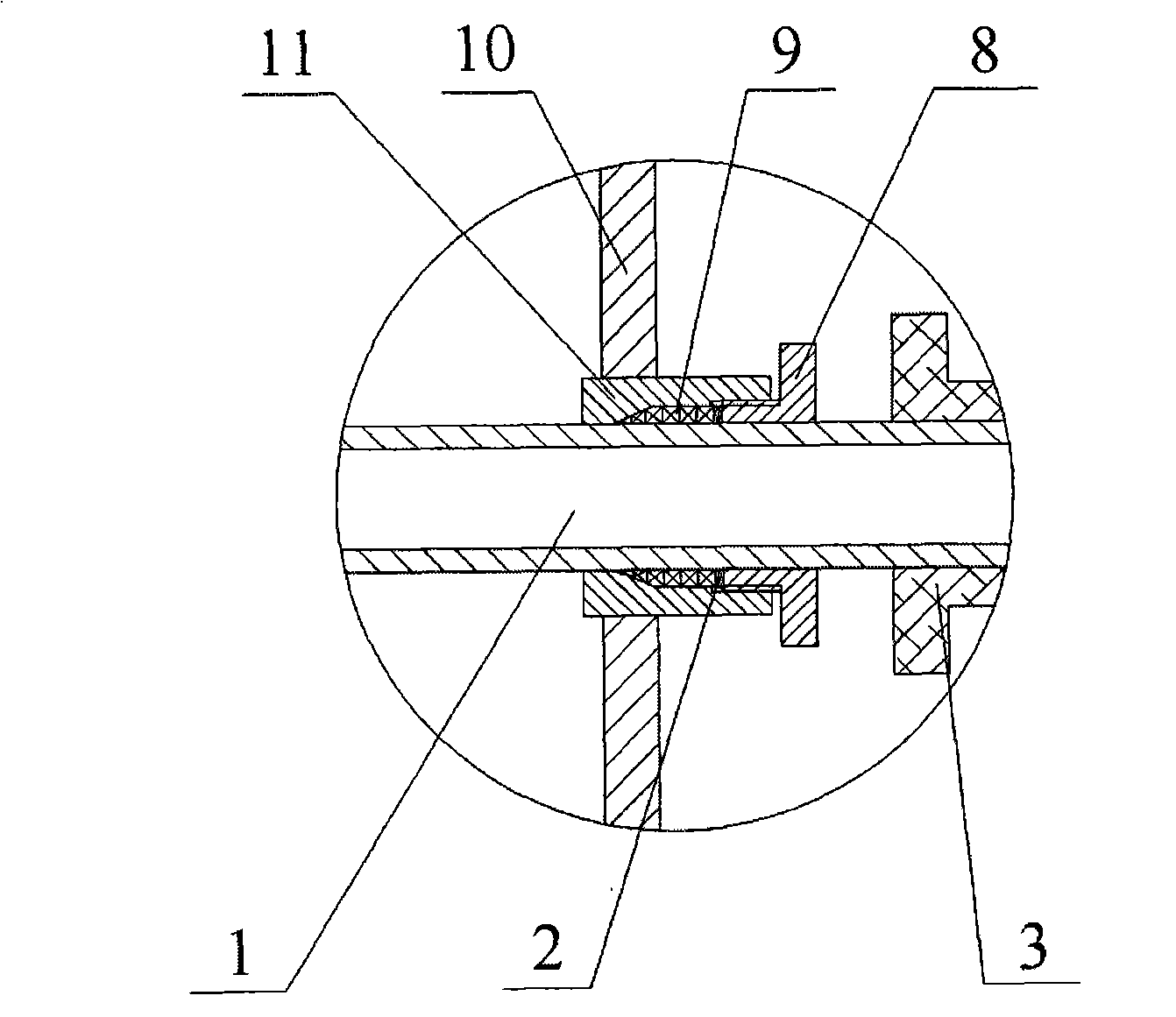 Pressure type internal concentrating heat pipe collector