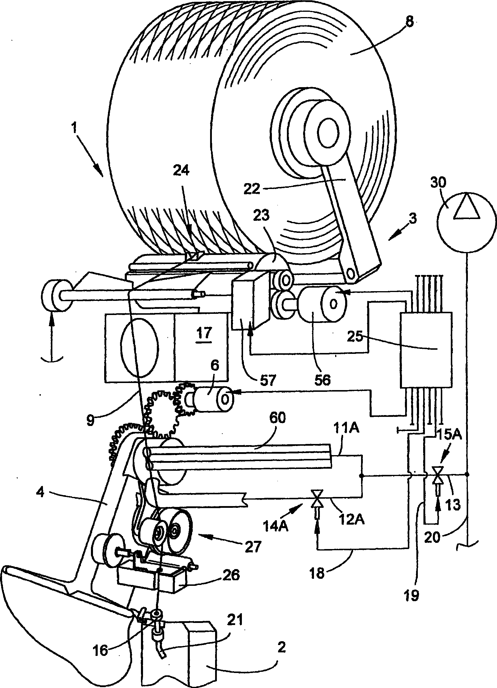 Workstation of a textile machine