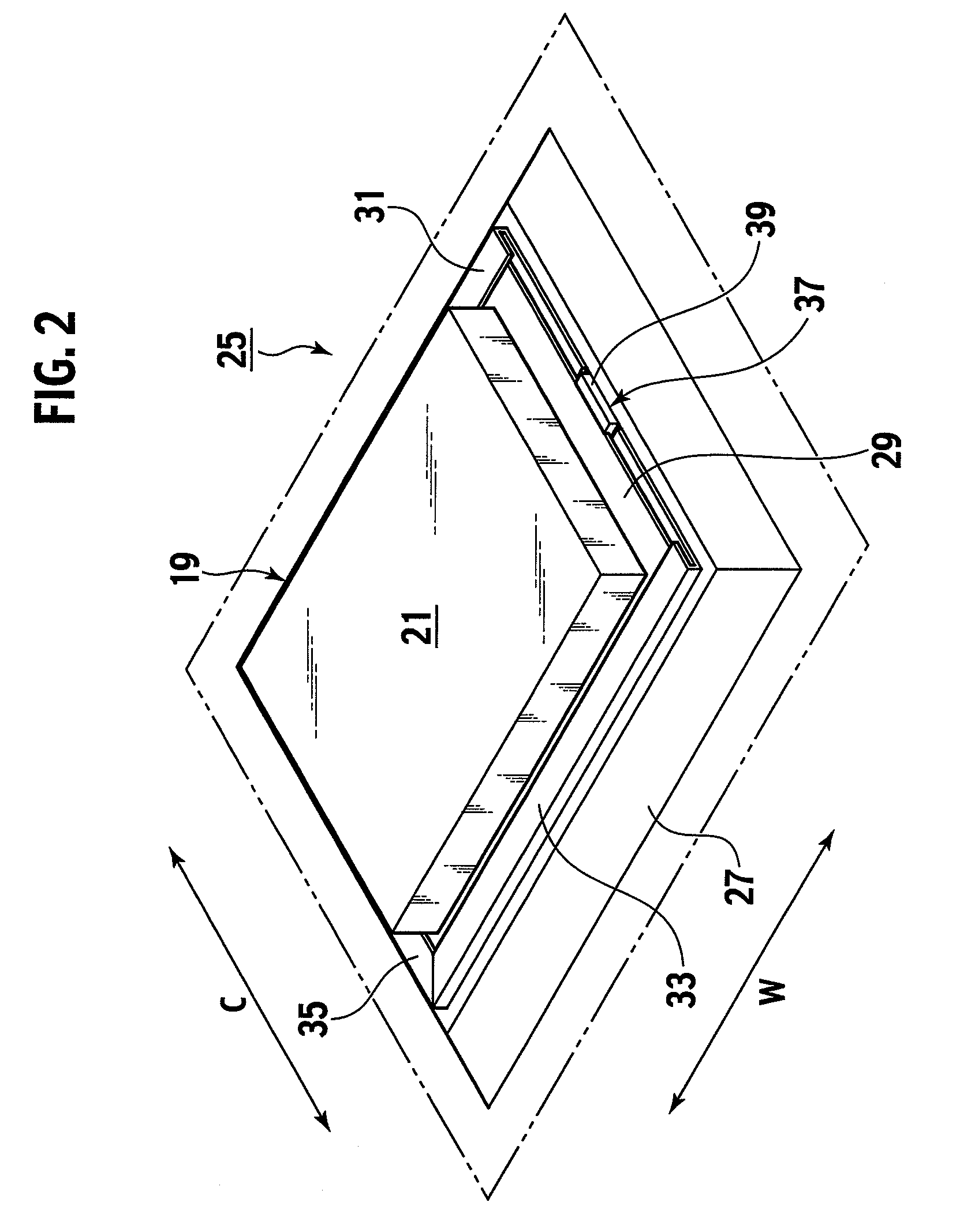 Mounting structure of electronic device and pneumatic tire