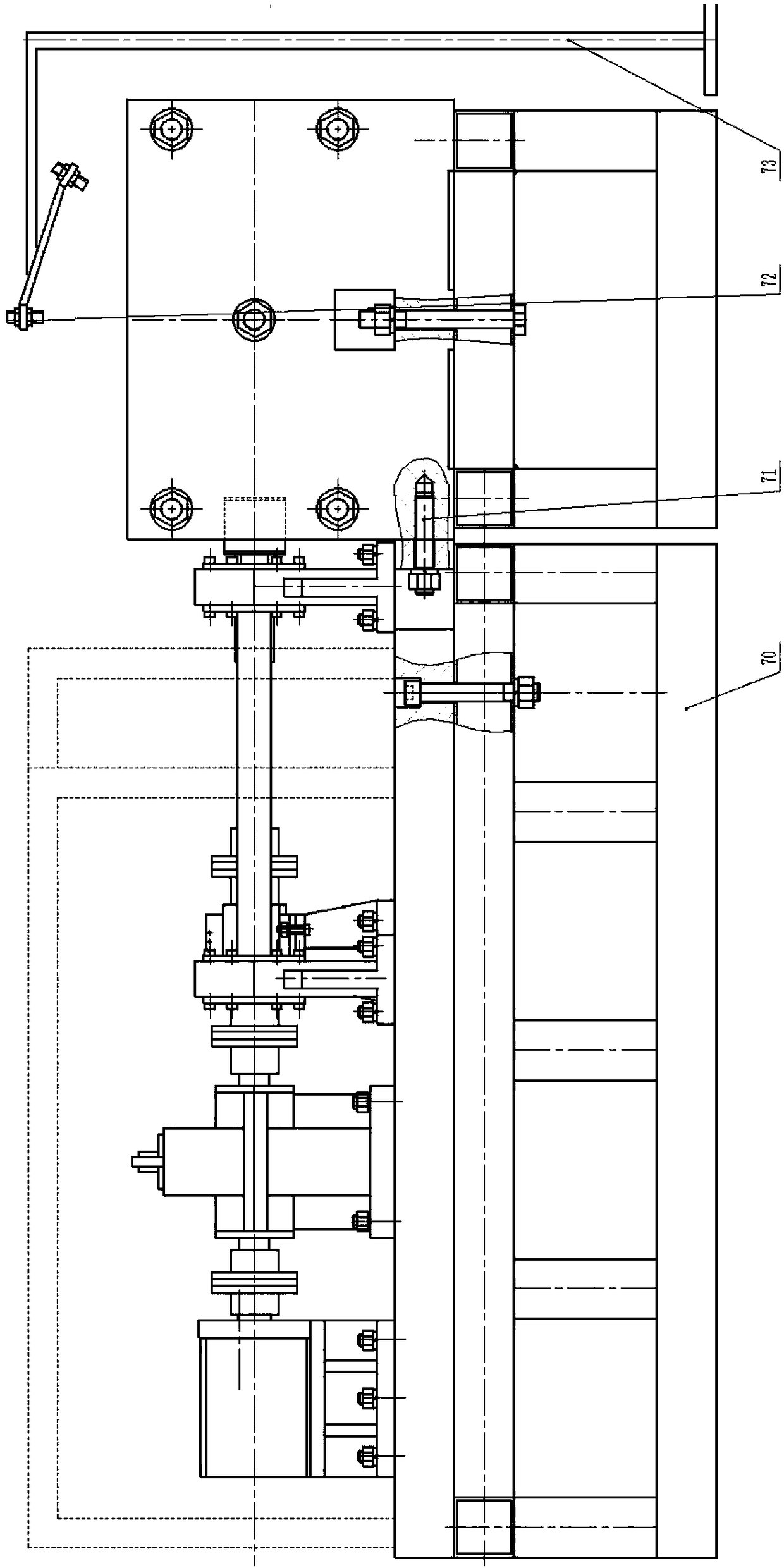 Line contact rolling-slipping friction vibration noise test bed and line contact rolling-slipping friction vibration noise test analysis method