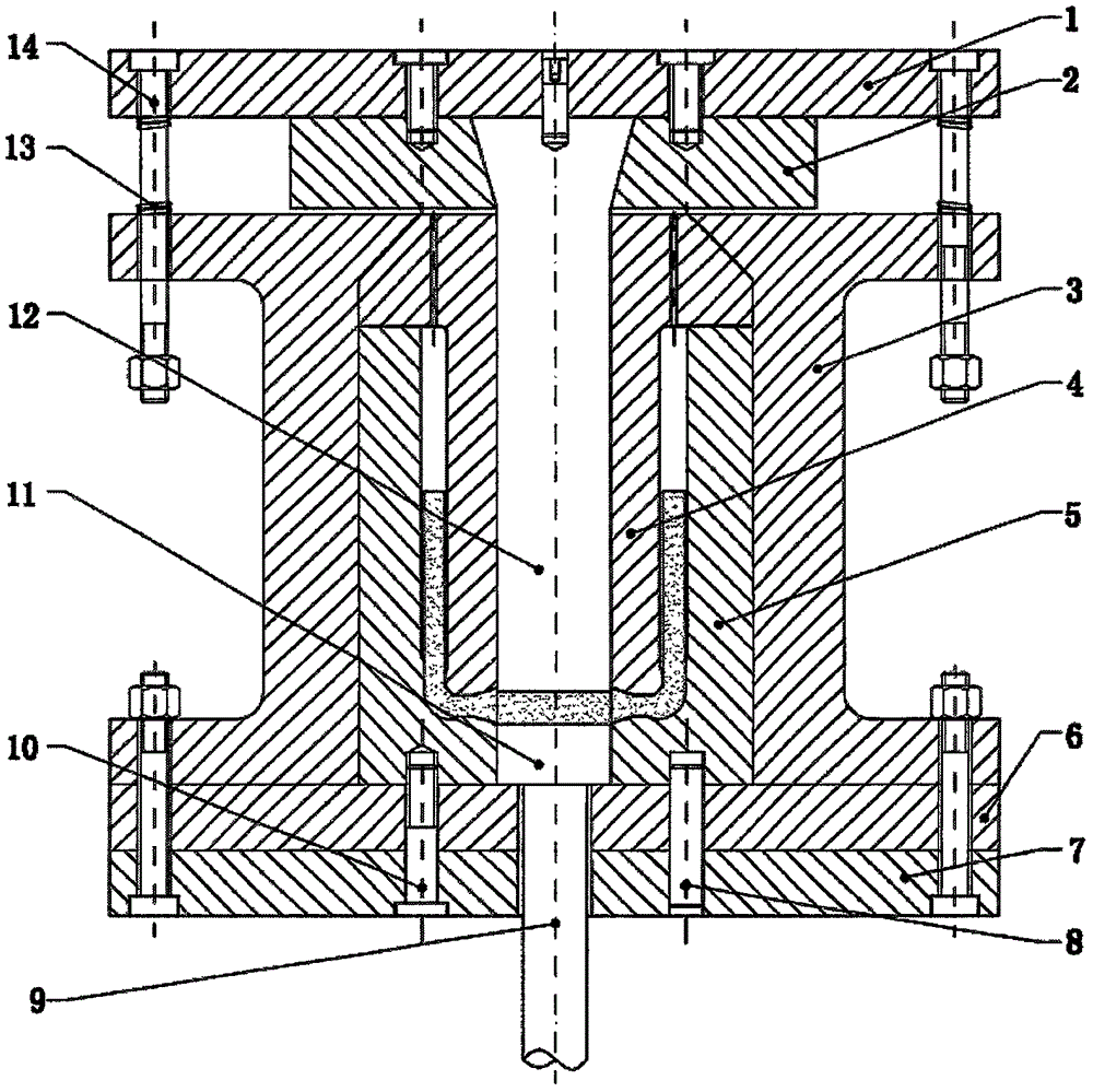 Differential-speed extrusion forming method of magnesium alloy high performance cup-shaped piece