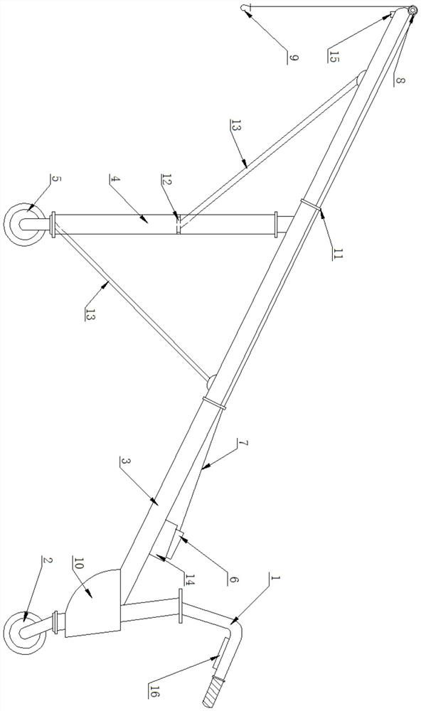 Simple hoisting equipment