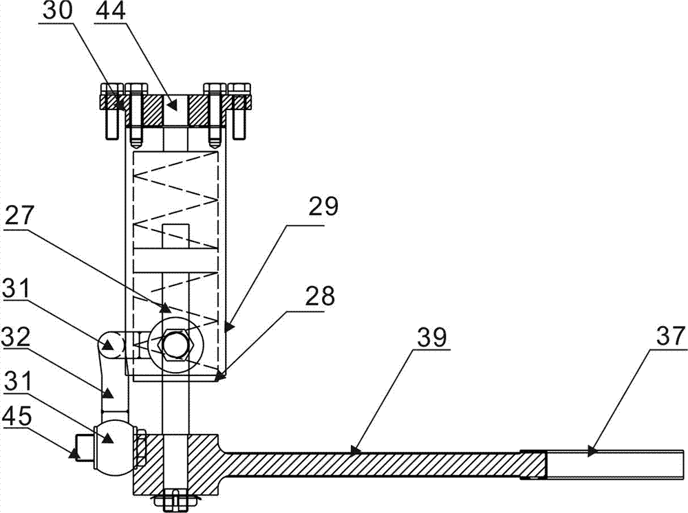 Speed changer for coal mine drilling rig hydraulic winch