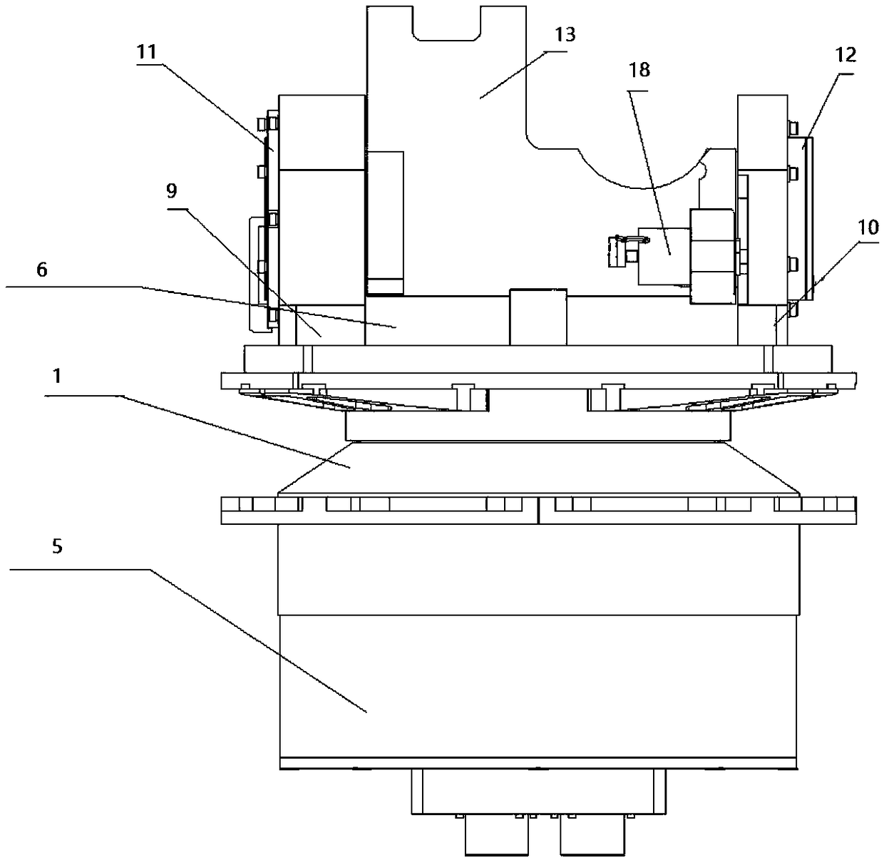 Laser ice-removing device based on vision