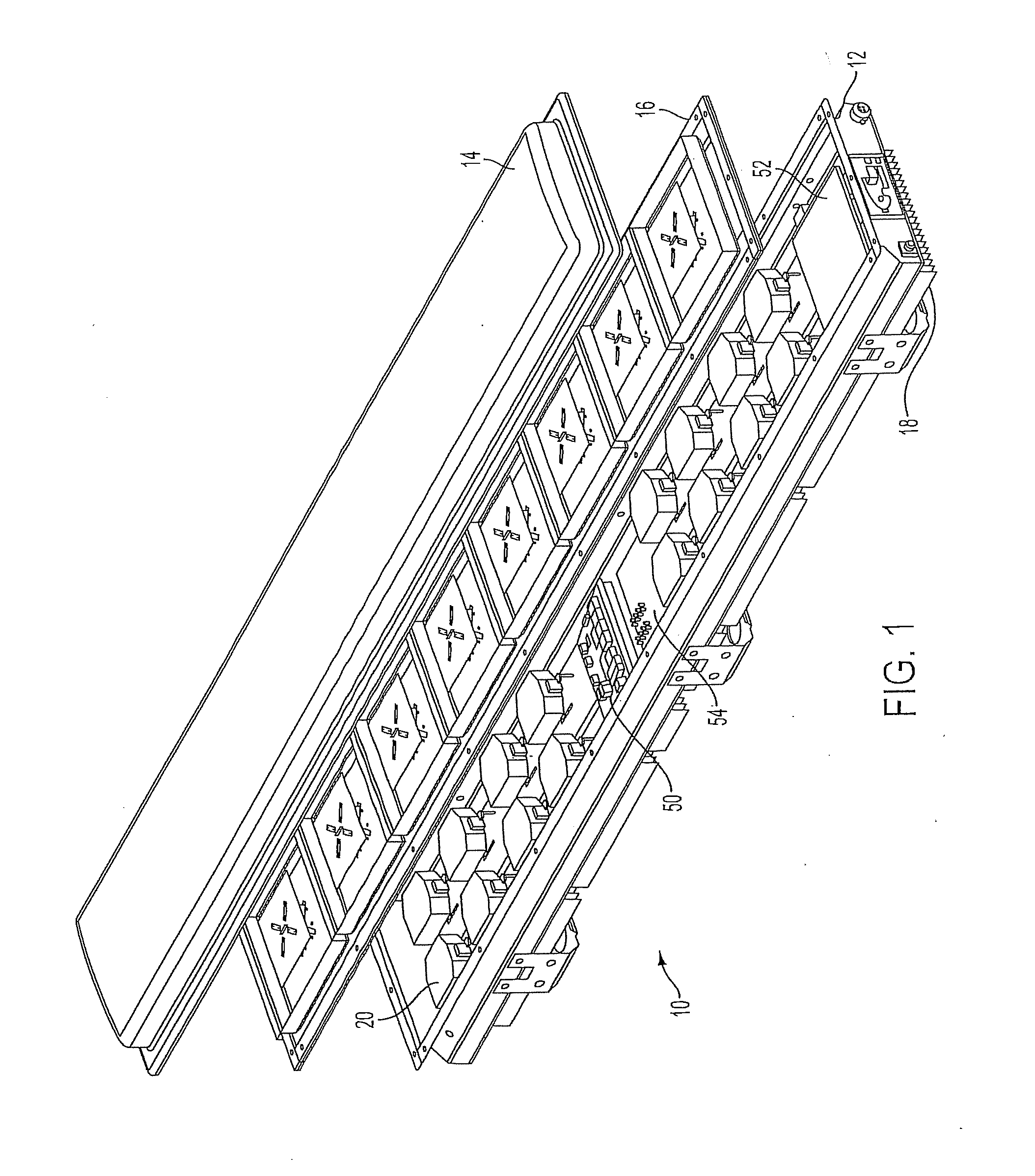 Panel antenna having sealed radio enclosure