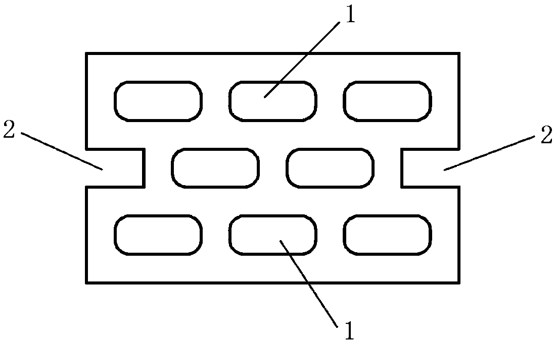 A kind of environment-friendly thermal insulation hollow block and preparation method thereof