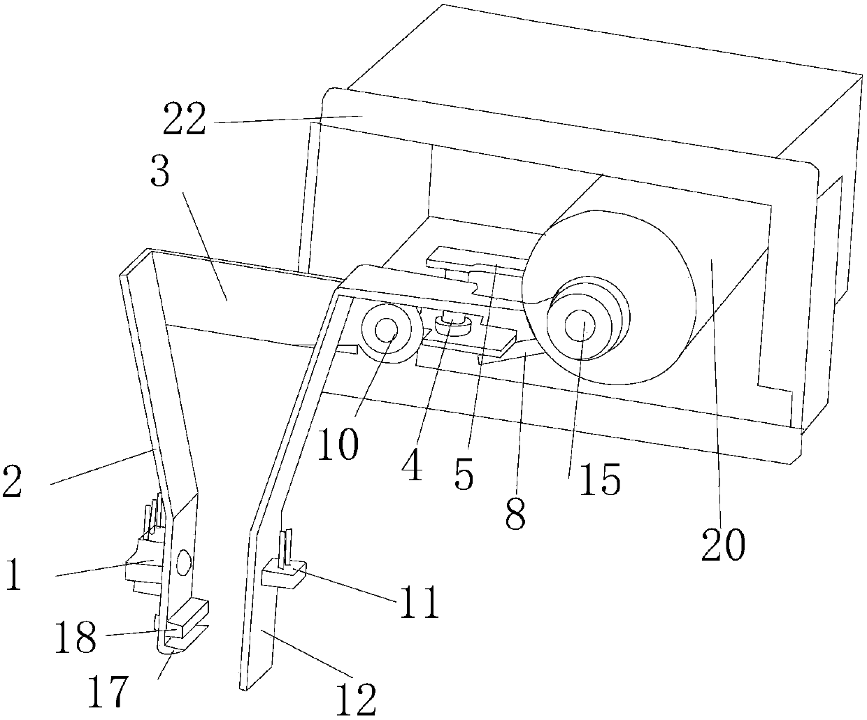 Tea-leaf single-bud tea picking machine