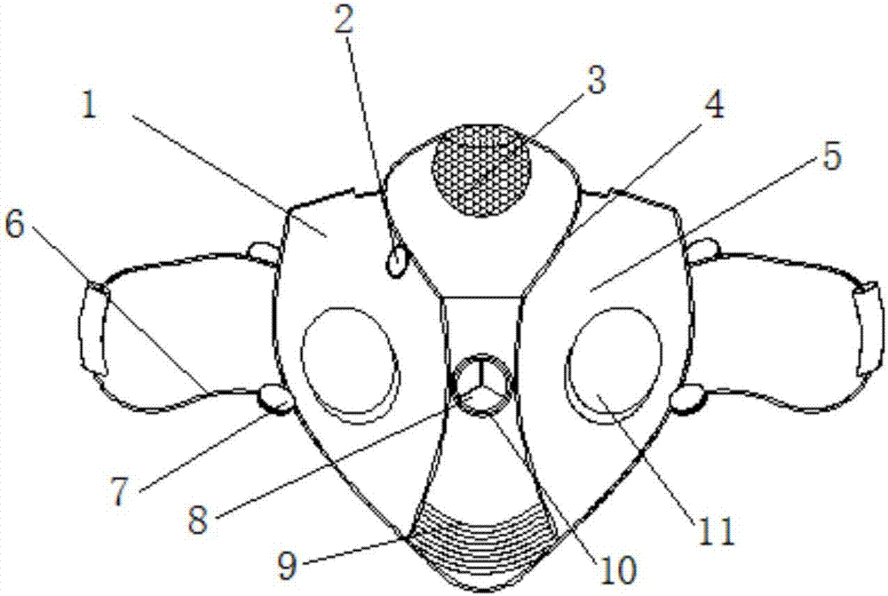 Smoking mask capable of solving passive smoking problem effectively