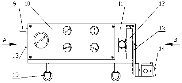 Device and method for performing automatic welding in long and narrow space