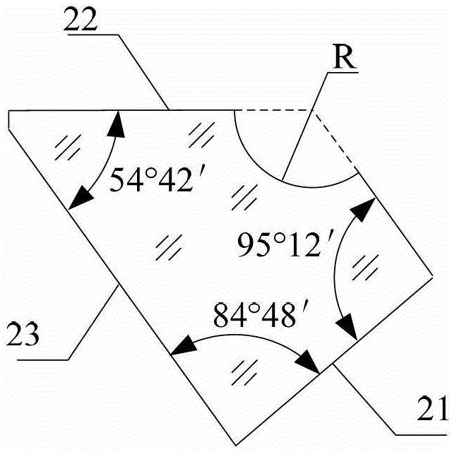 Double-prism light-shift magnifier