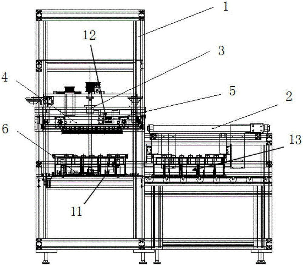 Open-circuit voltage measuring and determining device of flexible-packaging lithium ion battery