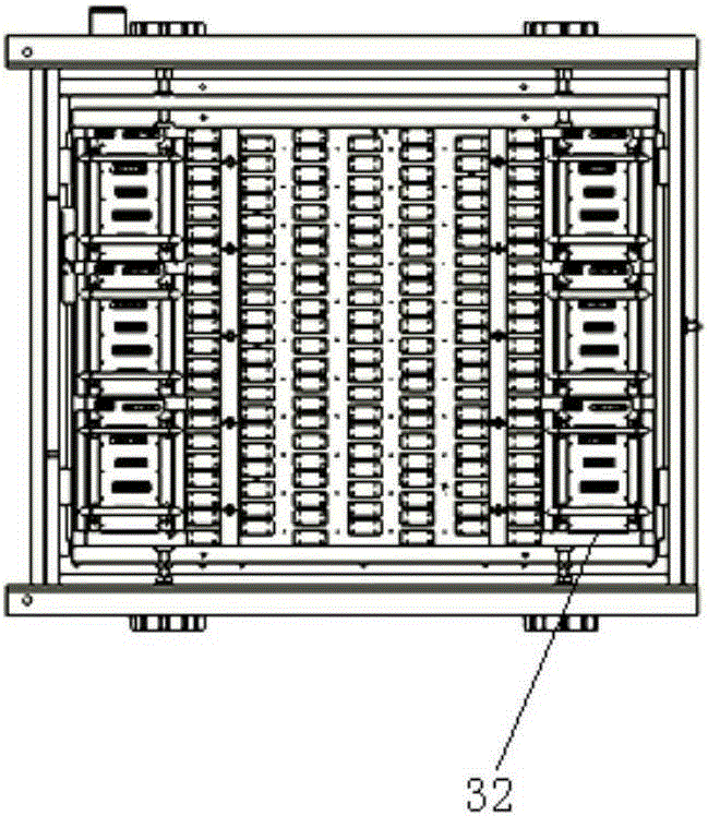 Open-circuit voltage measuring and determining device of flexible-packaging lithium ion battery