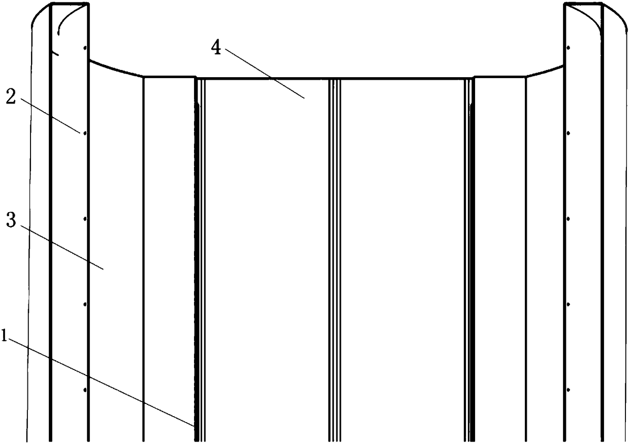 Tunnel low-altitude auxiliary inducing illumination system and method