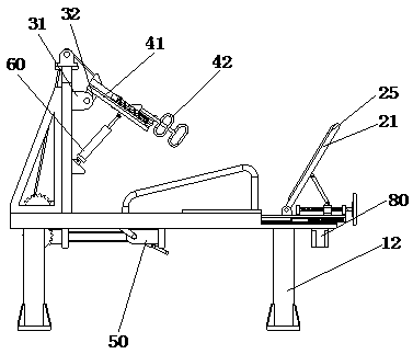 Medical auxiliary muscle stretching device for Parkinson's disease