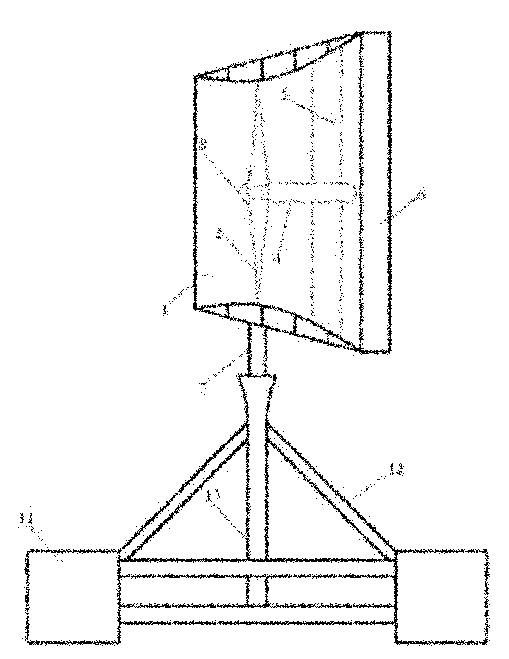 Base type tide power generator