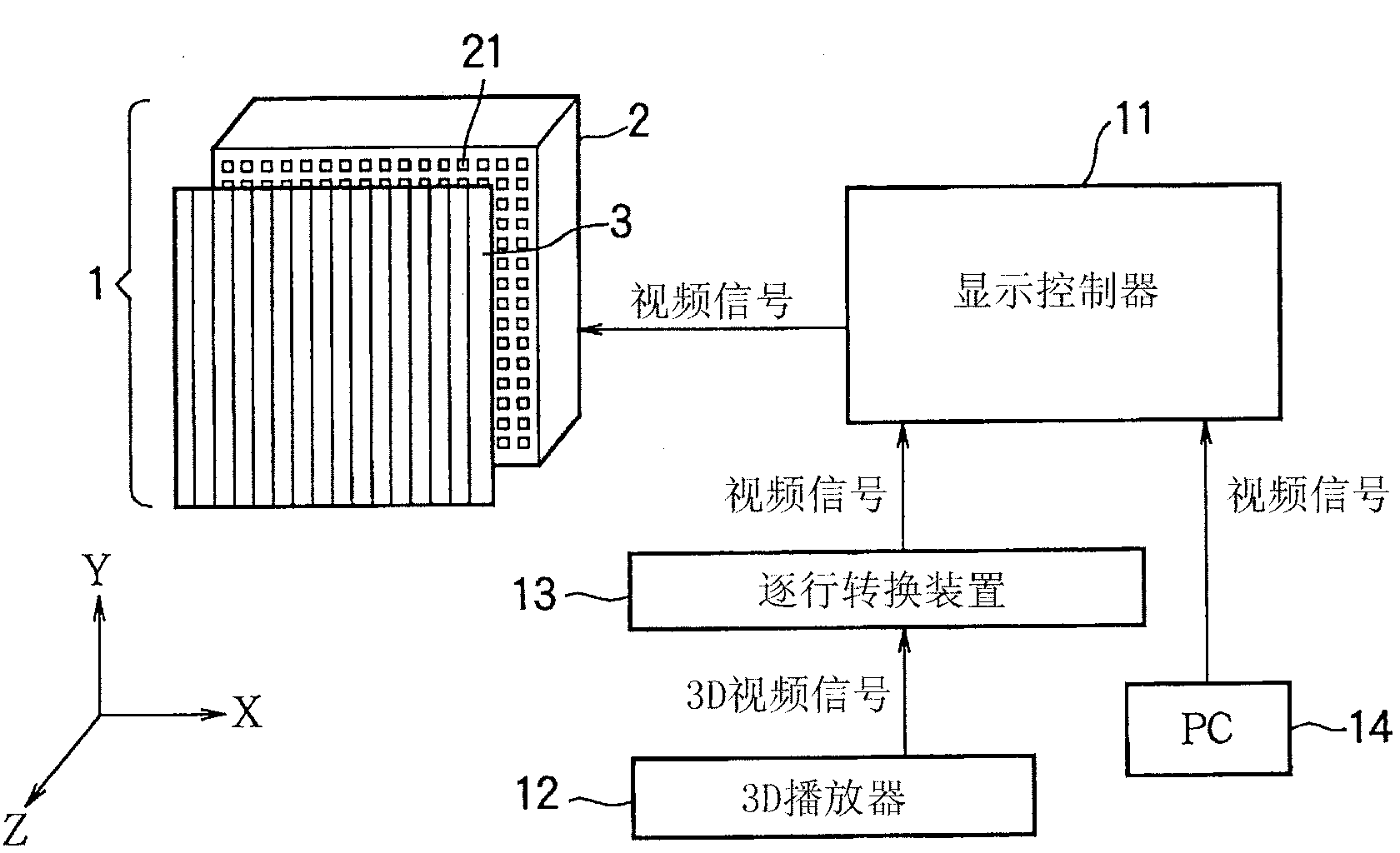 Three-dimensional image display apparatus