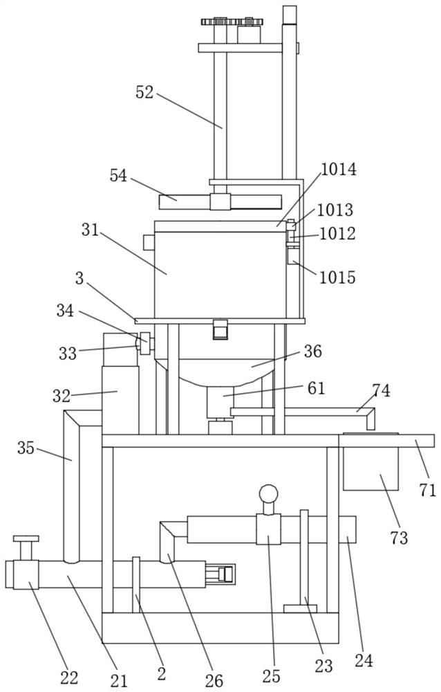 Constant-flow and constant-pressure switching secondary water supply system