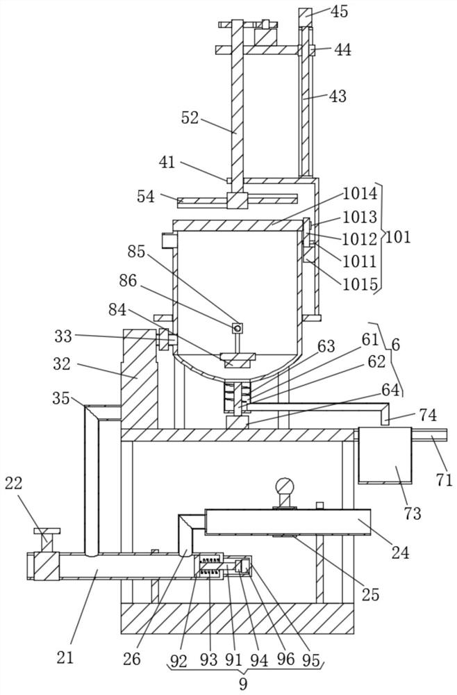 Constant-flow and constant-pressure switching secondary water supply system